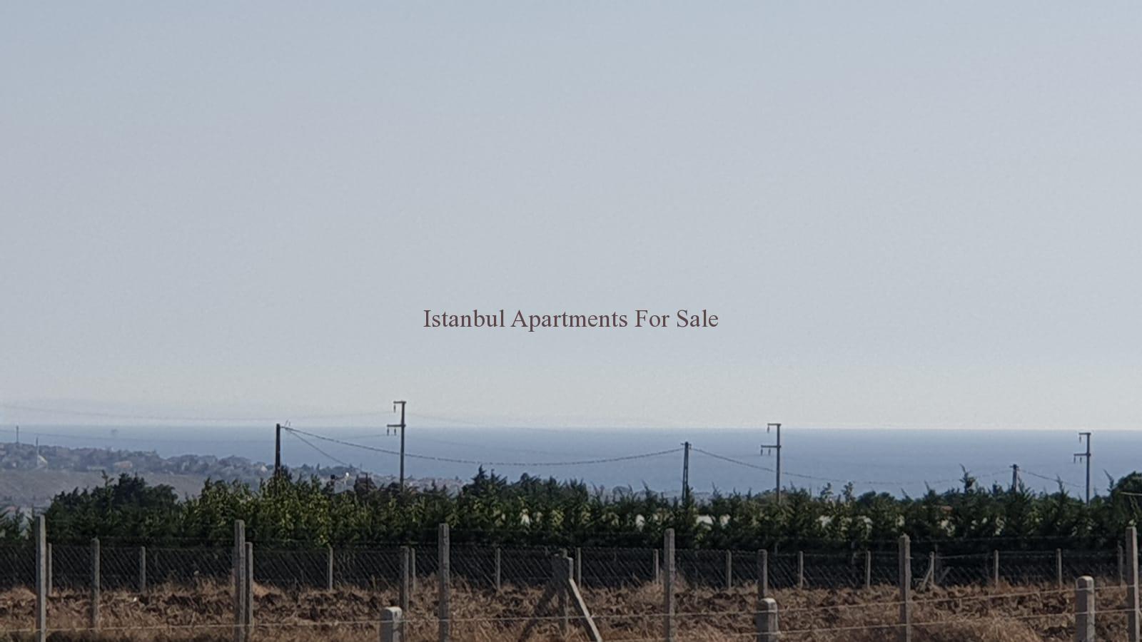 Istanbul Apartments For Sale in Turkey Seaview building land for sale in Istanbul Silivri  