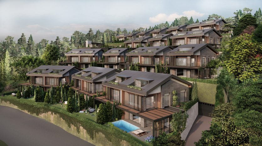 luxury apartments and duplexes for sale in Istanbul Sariyer