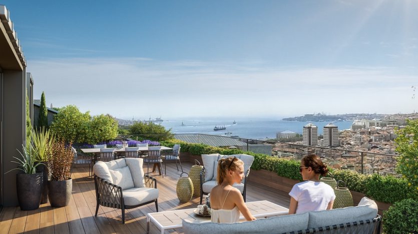 Prime Sea view apartments for sale in Istanbul city centre